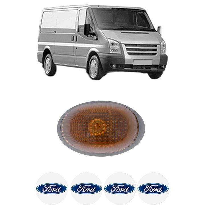 Semnalizator Partea Dreapta FORD TRANSIT Van (FA_ _) din 2000-2014, Auto, Blic, 4 Stickere auto cu FORD