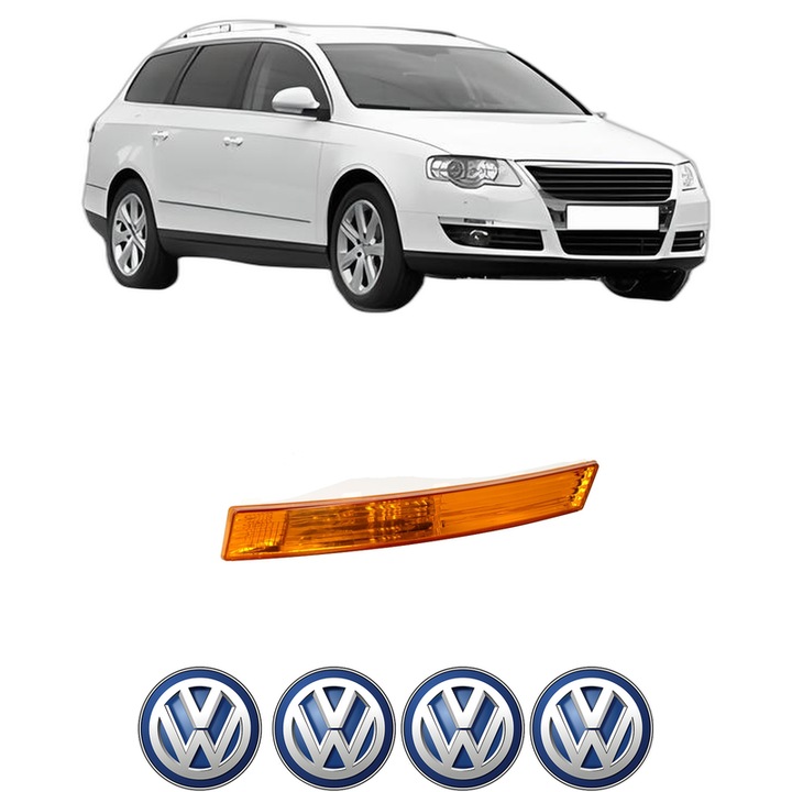 Semnalizator Fata Stanga Volkswagen PASSAT B6 Variant (3C5) din 2005-2011, Auto, Blic, 4 Stickere auto cu Volkswagen