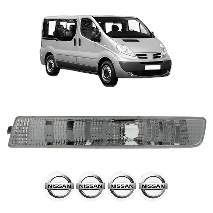 Semnalizator Fata Stanga NISSAN PRIMASTAR Bus (X83) din 2001-2008, Auto, Blic, 4 Stickere auto cu NISSAN
