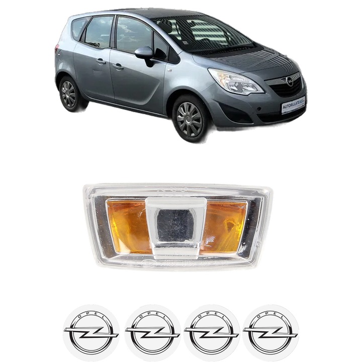 Semnalizator Partea Dreapta OPEL MERIVA B VAN (S10) din 2013-2014, Auto, Blic, 4 Stickere auto cu OPEL