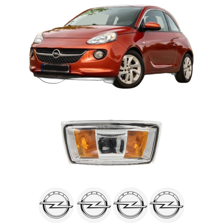 Semnalizator Partea Dreapta OPEL ADAM (M13) din 2012-2019, Auto, Blic, 4 Stickere auto cu OPEL