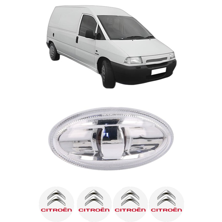 Semnalizator Partea Dreapta / Stanga CITROEN JUMPY I Van (BS_, BT_, BY_, BZ_) din 1995-2006, Auto, Blic, 4 Stickere auto cu CITROEN