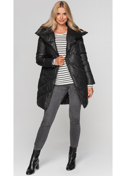 Geaca de iarna, Perso, matlasat, negru, poliester, pentru femei, 2XL INTL