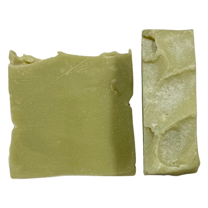 Алое и Авокадо, 100% натурален сапун със свежа алое вера и масло от авокадо, за деликатно и освежаващо почистване, 120 гр, мента и евкалипт