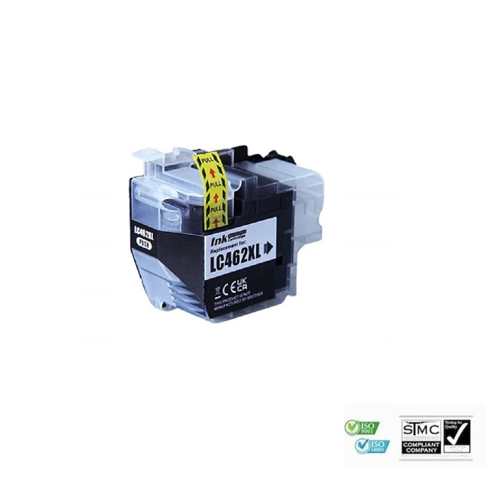 Kompatibilis tintapatron Brother LC462XL LC-462XL, fekete, 60 ml, BROTHER MFC-J2340DW, MFC-J3540DW, MFC-J3940DW nyomtatókhoz