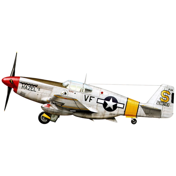Academy 12441 P-51C Mustang vadászrepülőgép makett