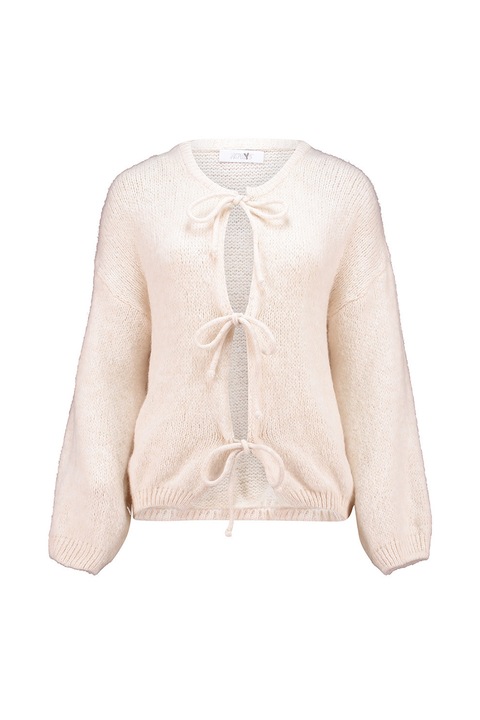 Hailys, Cardigan cu prindere cu snururi, Piersica