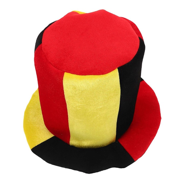 Palarie de carnaval fotbal, multicolor, 32x32x26cm, set