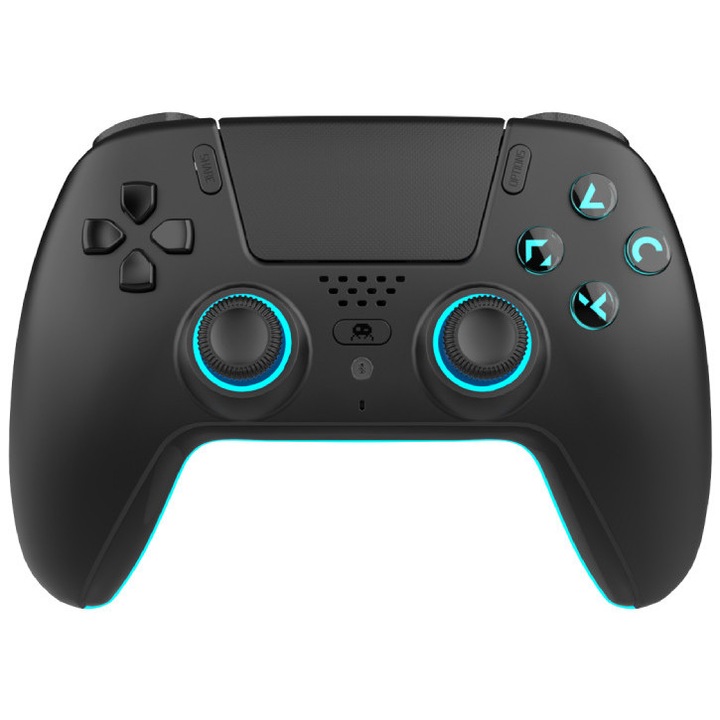 Trade Invaders Wireless Bluetooth Controller For Ps5 Led Black