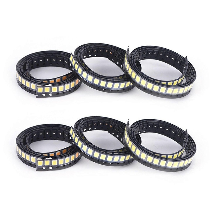 200 бр. 3V 1W бели LED диоди за подсветка, размер 3.5x2.8x0.7mm