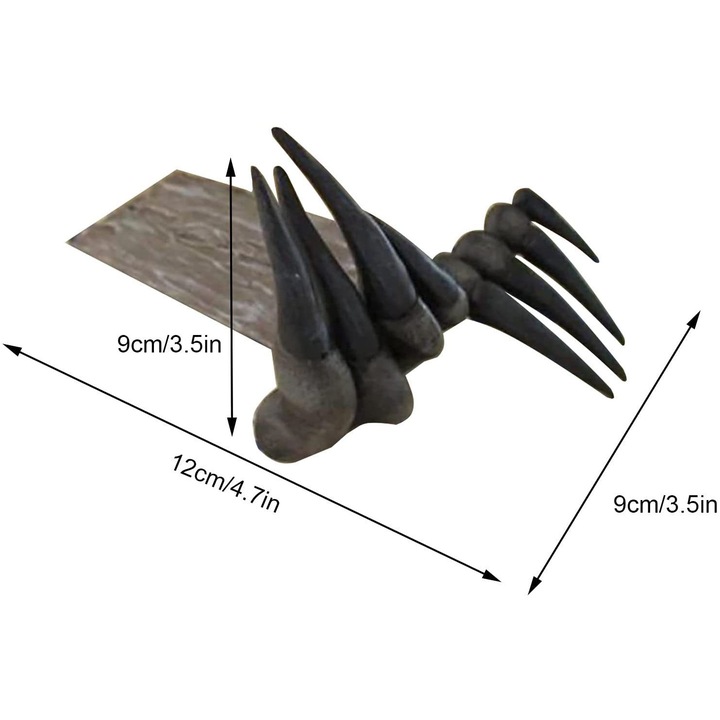 Semn de carte din rasina, Pentru Halloween, Multicolor