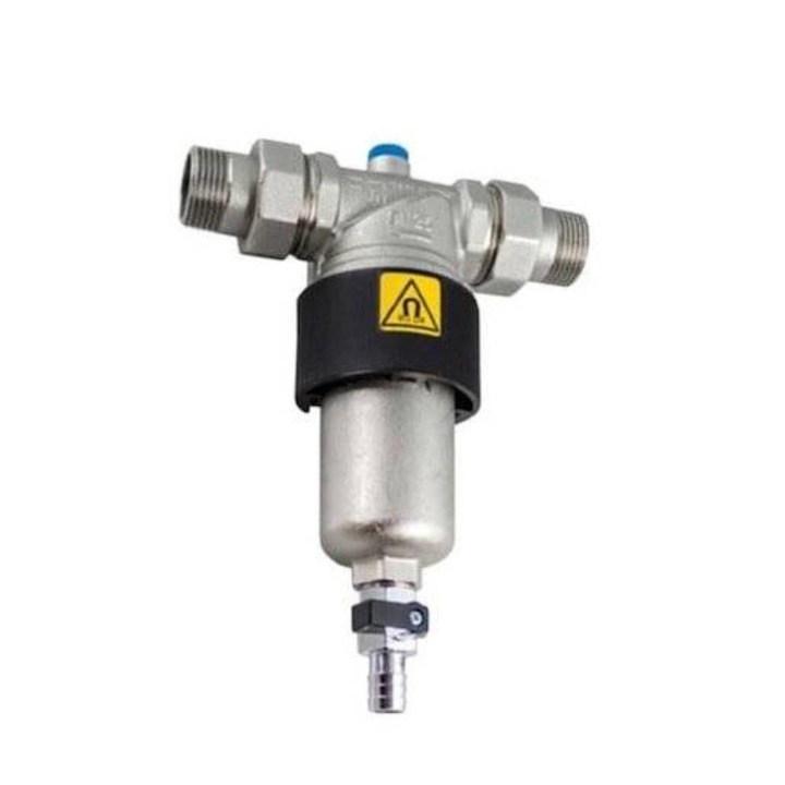 Filtru magnetic linear, cu separator de impuritati, F/M 1"1/4 - 1"1/2