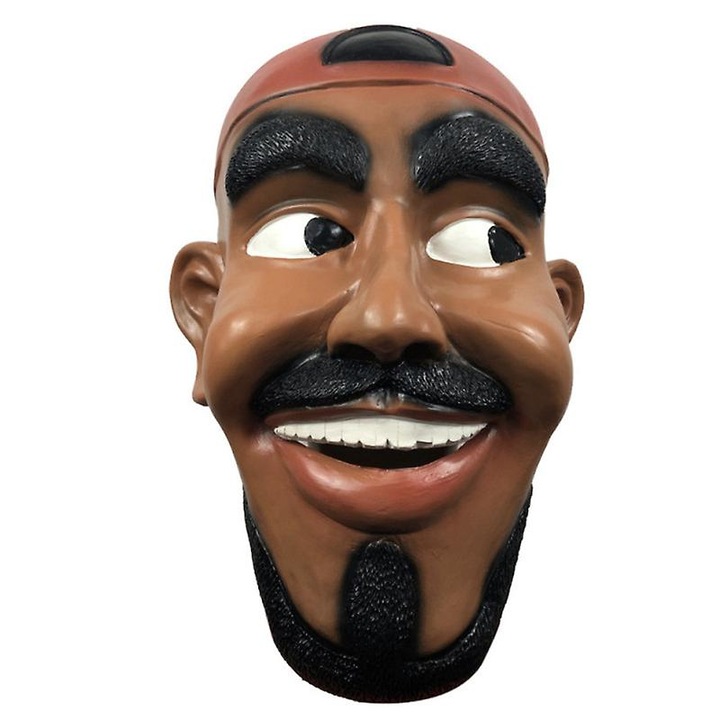 Masca de latex pentru adulti, fata umana, Halloween, petreceri de masquerade, multicolor