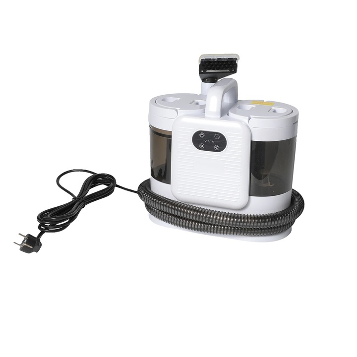 Aparat de curatat cu abur, 1650W, 290C, putere de aspiratie 15Kpa, 1.6L, 0.95L