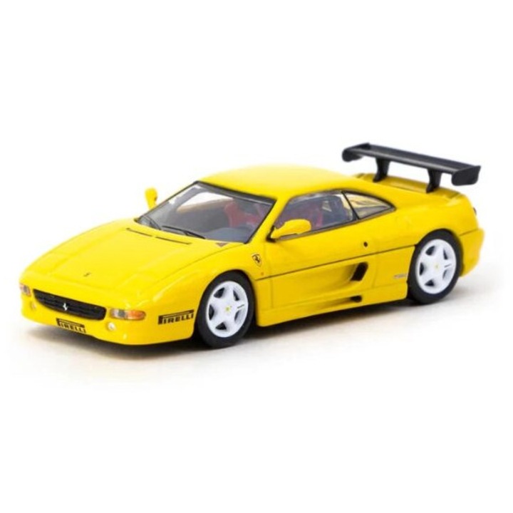 Macheta auto Ferrari F355 Challenge Galben Tarmac Works 1:64