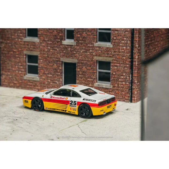Ferrari 348 Challenge #25 Tarmac Works 1:64 autómodell