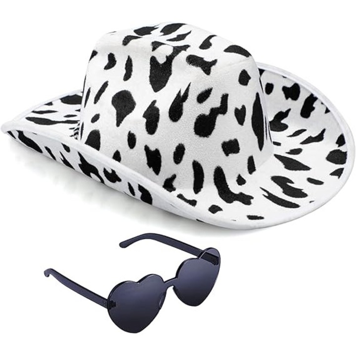 Cowboy kalap és szemüveg szett Halloweenre