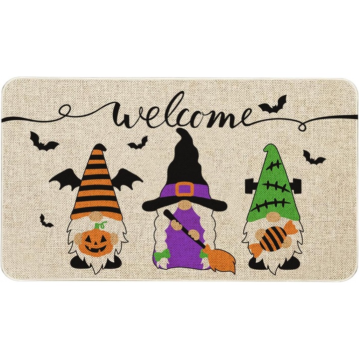 Halloween bejárati szőnyegek, 40x60cm, csúszásmentes, Halloween dekoráció