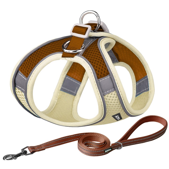 Ham ajustabil AIITLE cu vesta captusita si lesa, bej, S