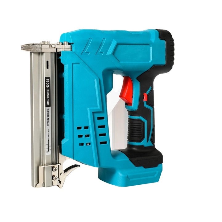 Безжичен пистолет за пирони, мощна производителност, ергономичен дизайн, с 1 x батерия