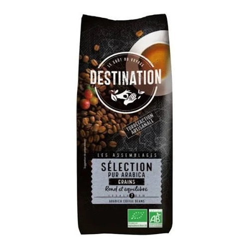 Cafea boabe destination pur arabica selection, eco, 1 kg