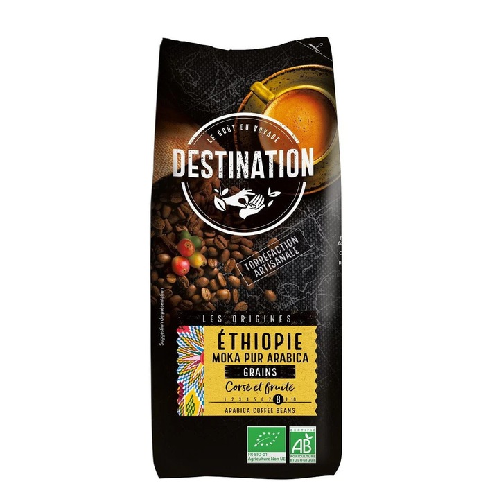 Destination Etiópiai kávébab, bio, 1 kg