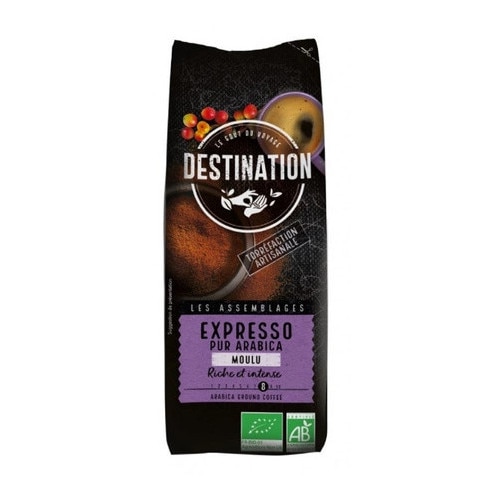 Cafea macinata espresso arabica destination, eco, 250g
