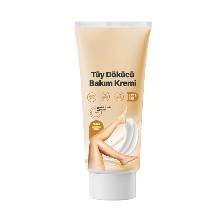 Crema depilatoare extra eficienta, pentru barbati si femei, scapa de par in cateva minute, fara durere, by Verilaria, 50ml