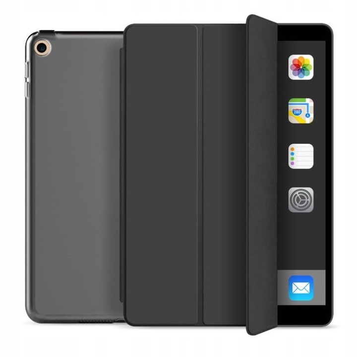 Калъф за таблет Smart Guard за iPad 10.2 2019/2020, черен, 360° защита, TPU материал