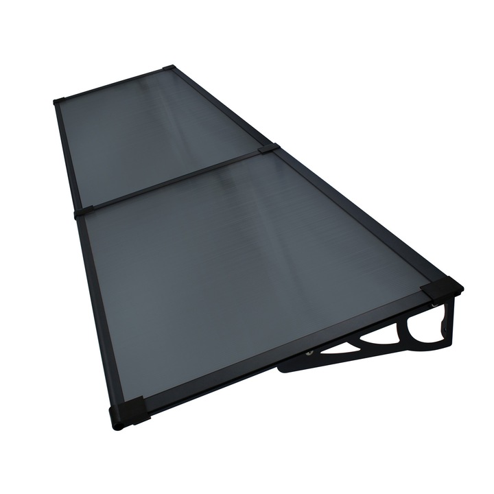 Copertina MAPROFI, MAX PRO Aluminiu + Otel + Policarbonat, negru antracit, 200x80cm