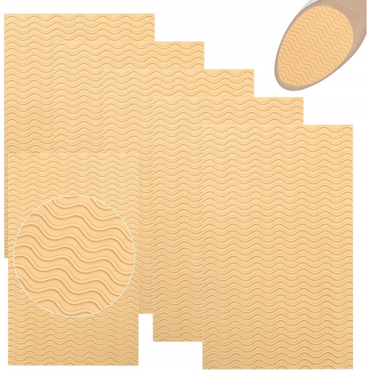 Set de 6 autocolante antiderapante pentru talpa