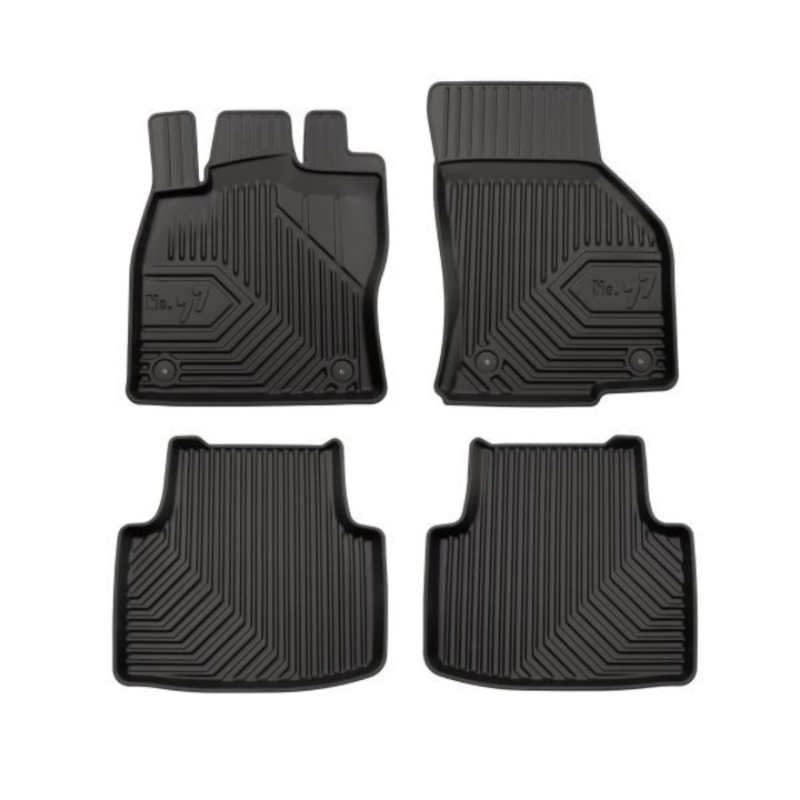 Set covorase auto, CRI-FLO, pentru Volkswagen PASSAT ALLTRACK B8 Variant 2015-2024, cauciuc, set cu 4 stickere auto