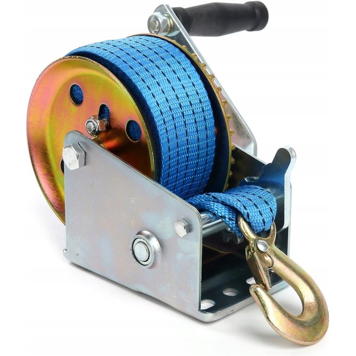 Sistem de tragere manuala, 453,6 kg, curea 8 m, ergonomic, 19x10 cm