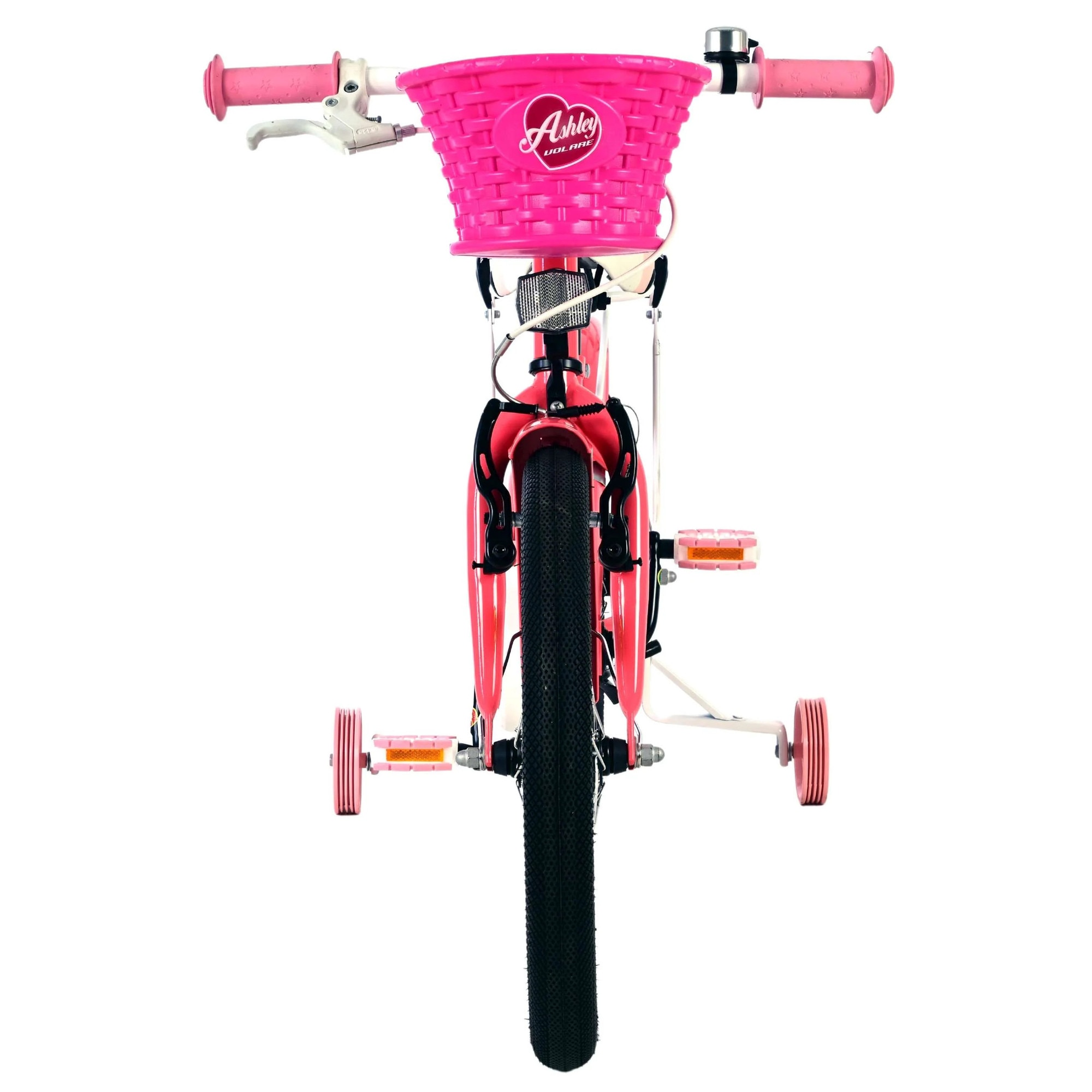 Bicicleta pentru fete Ashley, 18 inch, culoare roz, frana de mana