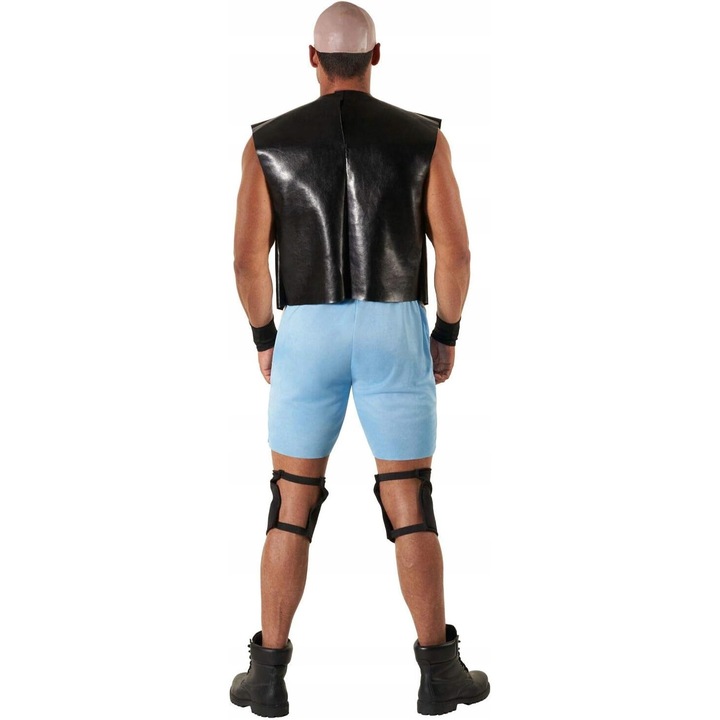 Felnőtt jelmez Stone Cold Steve Austin, teljes szett, fekete, L/XL