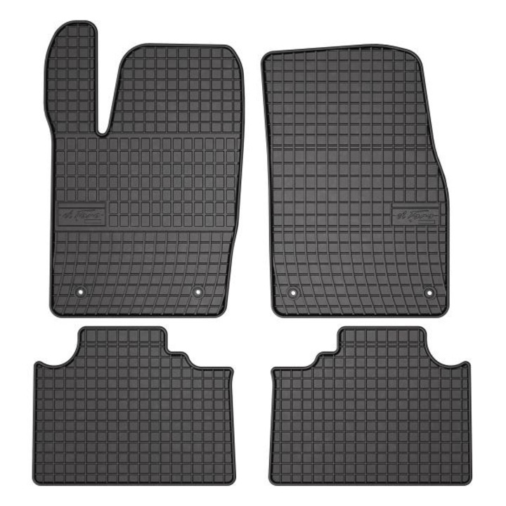 Set Covorase Auto și Tavă Portbagaj CRI-FLO JEEP GRAND CHEROKEE IV (WK, WK2) 2010-2017, Cauciuc, Negru, 5 Piese