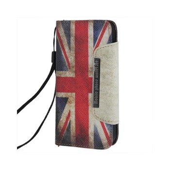 Husa protectie UK RETRO-FLAG pentru iPhone 5 / 5S / 5 SE, cu FLIP orizontal, inchidere magnetica, piele ECO - UK Husa protectie UK RETRO-FLAG pentru iPhone 5 / 5S / 5 SE, cu FLIP orizontal, inchidere magnetica, piele ECO - UK