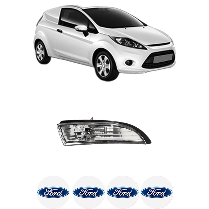 Indicator oglinda Partea Dreapta FORD FIESTA VI Van din 2009-2017, Auto, Blic, 4 Stickere auto cu FORD
