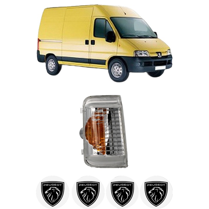 Indicator oglinda Partea Dreapta PEUGEOT BOXER Van din 2006-2023, Auto, Blic, 4 Stickere auto cu PEUGEOT
