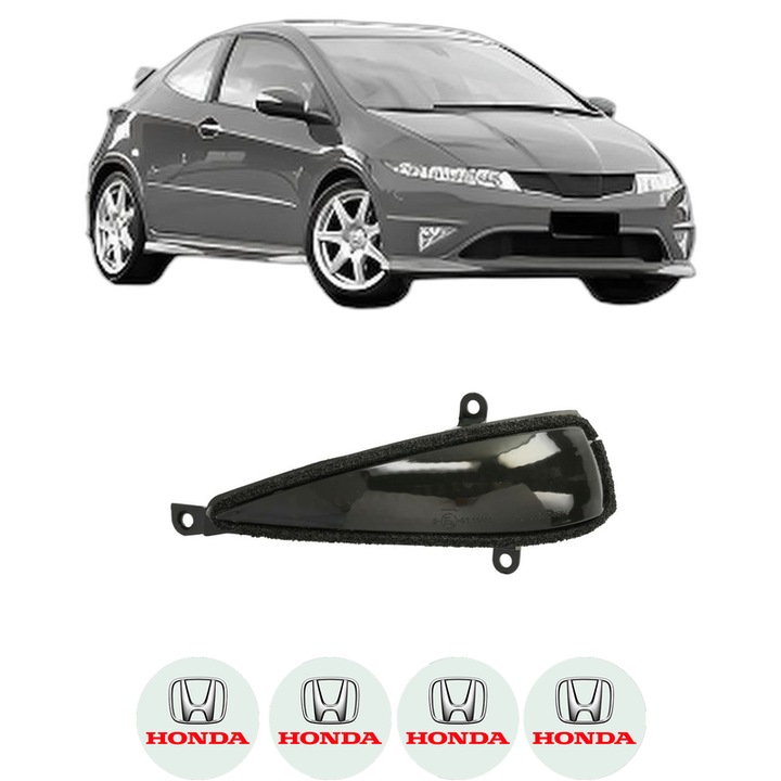 Indicator oglinda Partea Stanga HONDA CIVIC VIII Hatchback (FN, FK) din 2005-2012, Auto, Blic, 4 Stickere auto cu HONDA