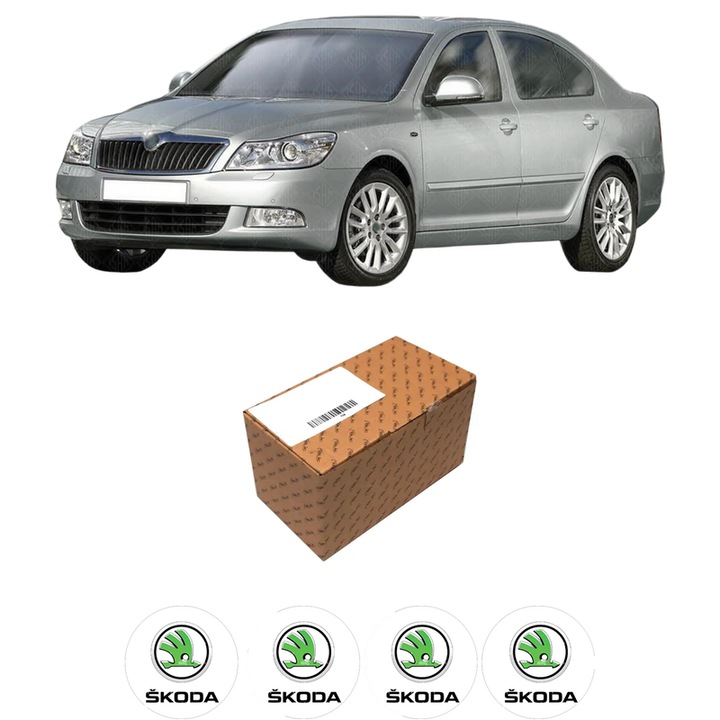 Indicator oglinda Partea Dreapta SKODA OCTAVIA II (1Z3) din 2004-2013, Auto, Blic, 4 Stickere auto cu SKODA
