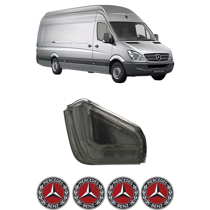 Indicator oglinda Partea Stanga MERCEDES-BENZ SPRINTER 5-t Van (B906) din 2006-2018, Auto, Blic, 4 Stickere auto cu MERCEDES-BENZ