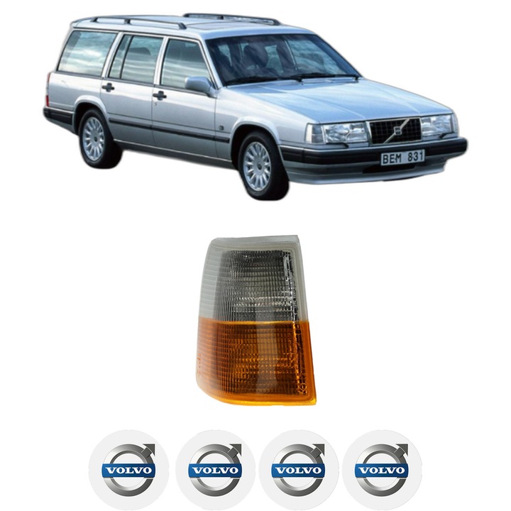 Semnalizator Fata Dreapta VOLVO 940 II Estate (945) din 1994-1998, Auto, Depo, 4 Stickere auto cu VOLVO