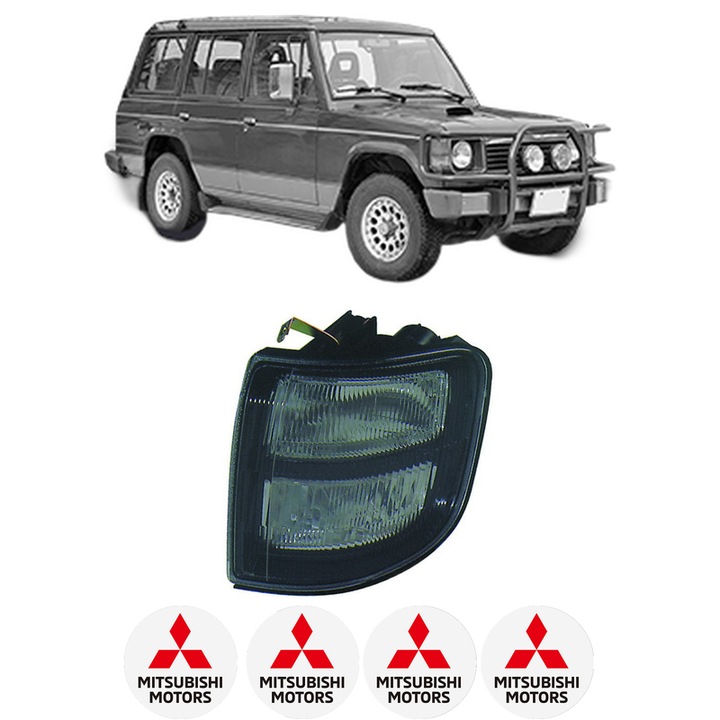 Semnalizator Fata Stanga MITSUBISHI PAJERO II (V1_, V3_) din 1991, Auto, Depo, 4 Stickere auto cu MITSUBISHI