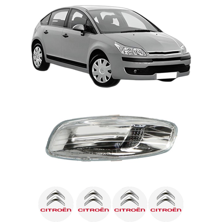 Indicator oglinda Partea Stanga CITROEN C4 I (LC_) din 2004-2012, Auto, Blic, 4 Stickere auto cu CITROEN