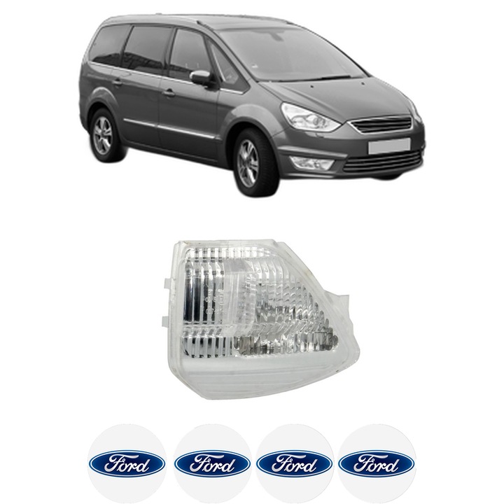 Indicator oglinda Partea Stanga FORD GALAXY II (WA6) din 2006-2015, Auto, Blic, 4 Stickere auto cu FORD