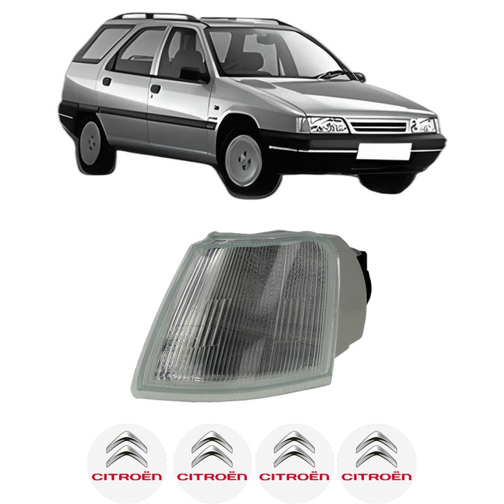 Semnalizator Fata Stanga CITROEN XANTIA Break (X1_, X2_) din 1995-2003, Auto, Depo, 4 Stickere auto cu CITROEN