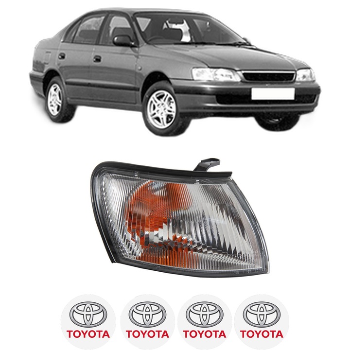 Semnalizator Fata Dreapta TOYOTA CARINA E VI Saloon (_T19_) din 1992-1997, Auto, Depo, 4 Stickere auto cu TOYOTA