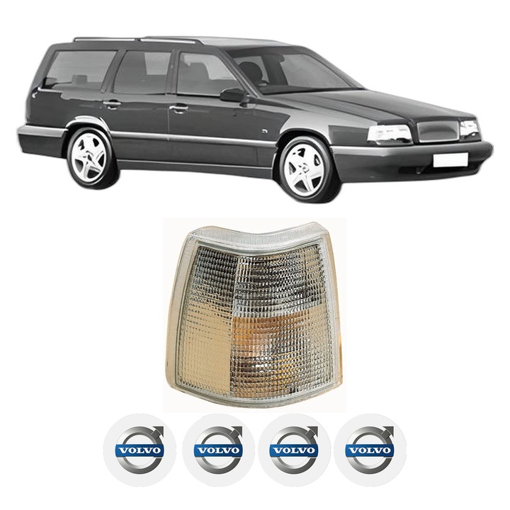 Semnalizator Fata Stanga VOLVO 850 Estate (855) din 1992-1997, Auto, Depo, 4 Stickere auto cu VOLVO