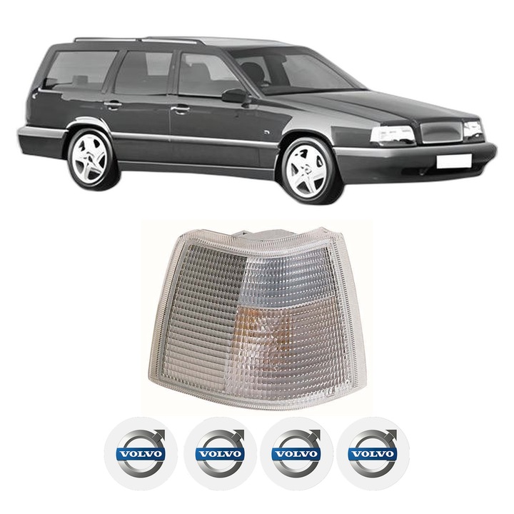 Semnalizator Fata Stanga VOLVO 850 Estate (855) din 1992-1997, Auto, Depo, 4 Stickere auto cu VOLVO